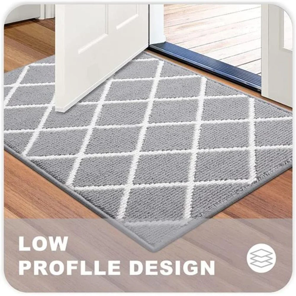 Indoor Door Mat, Non-Slip Absorbent Resist Dirt Entrance Rug, 20